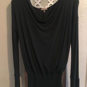 Forest Green Maxi Dress from Anthropologie